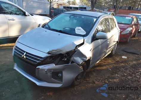 2022 Mitsubishi Mirage Es/Le from USA, damaged, VIN ML32AUHJ7NH008179